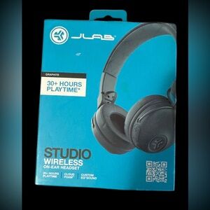 JLab Studio Wireless On-Ear Headset - Black